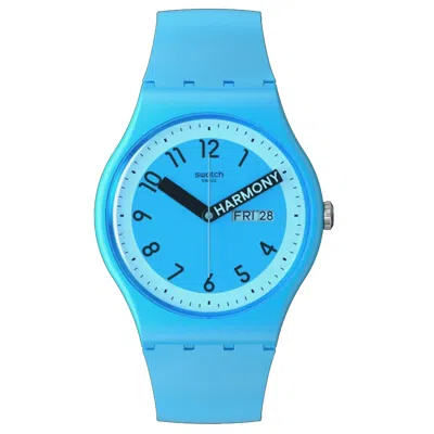 Swatch Men's Proudly Blue Blue Dial Watch