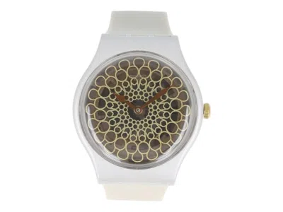 Pre-owned Swatch Men's  Al Wasl (connection) Unisex Suoz329 In Plastic