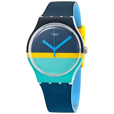 Swatch Ment'heure Men's Watch Suow154 In Blue