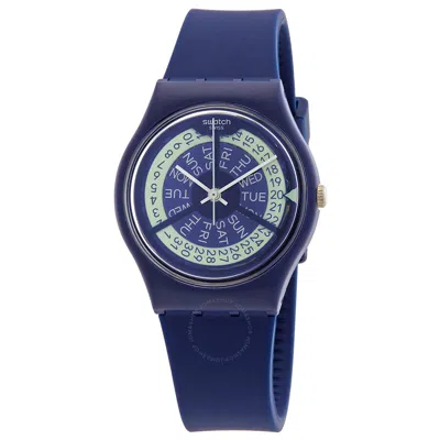 Swatch Monthly Drops Quartz Blue Dial Unisex Watch Gn727