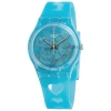 SWATCH SWATCH MOTHER'S DAY LOVE FROM A TO Z QUARTZ BLUE DIAL LADIES WATCH GZ353