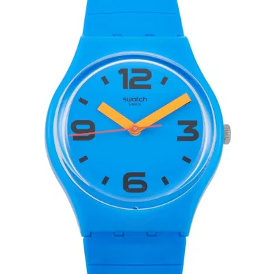 Swatch Pepeblu Quartz Blue Dial Ladies Watch Gn251a