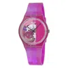 SWATCH SWATCH PINKORAMA PINK SKELETON DIAL TWO-TONE PINK SILICONE UNISEX WATCH GP145
