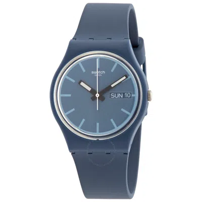 Swatch Quartz Blue Dial Unisex Watch So28n701