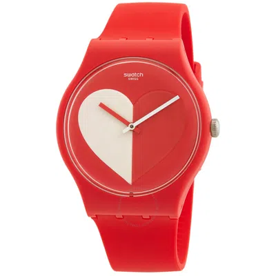 Swatch Valentine's Day Quartz Red Dial Unisex Watch So29z112