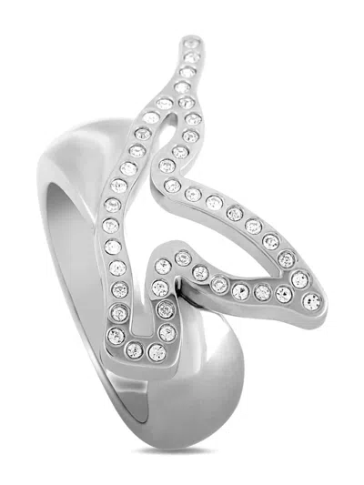Pre-owned Swatch Vintage Freebri Ring In Silver