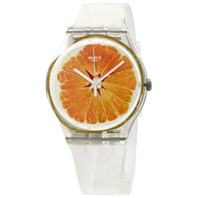 Swatch Vitamine Boost Orange Dial Watch Suok115