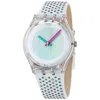SWATCH SWATCH WHITE RAVE SHADED DIAL LADIES WATCH GE246