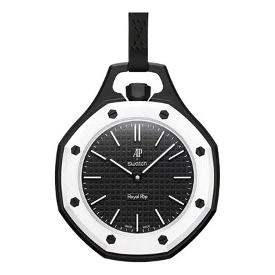 Swatch X Audemars Piguet Bioceramic Royal Pop 'ocho Negro' In Black