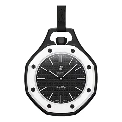 Swatch X Audemars Piguet Bioceramic Royal Pop 'ocho Negro' In Black
