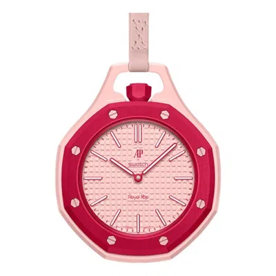 Swatch X Audemars Piguet Bioceramic Royale Pop 'otto Rosso' In Pink