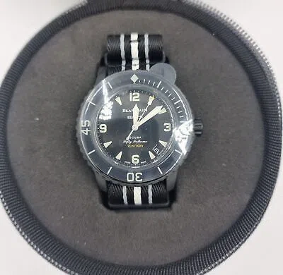 Pre-owned Swatch X Blancpain Ocean Of Storms