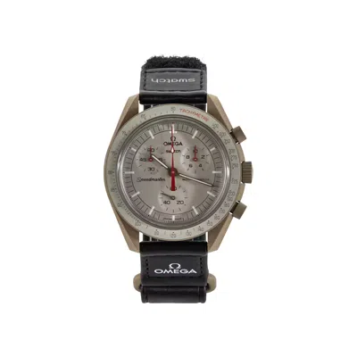 Pre-owned Swatch X Omega Bioceramic Moon 'mission To Jupiter' | Grey | Men's Size Onesize In Gray