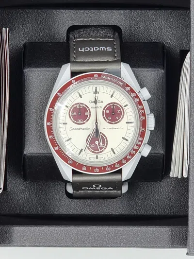 Pre-owned Swatch X Omega Bioceramic Moon Mission To Pluto