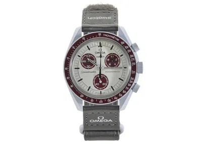 Pre-owned Swatch X Omega Moon Mission To Pluto So33m101 In Bioceramic