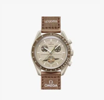 Pre-owned Swatch X Omega Moon Saturn Bioceramic Series Brand Sealed