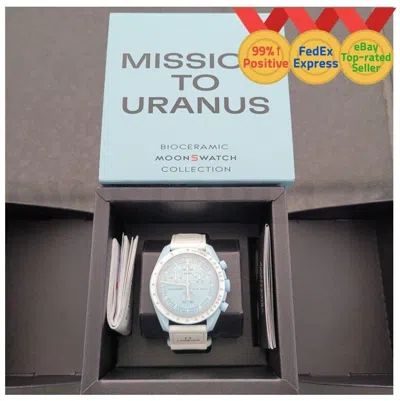 Pre-owned Swatch X Omega So33l100 Bioceramic Moon Mission To The Uranus