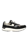 S.w.c Stepney Workers Club S. W.c Stepney Workers Club Man Sneakers Black Size 7 Leather, Textile Fibers