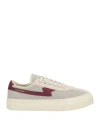 S.w.c Stepney Workers Club S. W.c Stepney Workers Club Woman Sneakers Light Grey Size 7 Leather, Textile Fibers In Grey