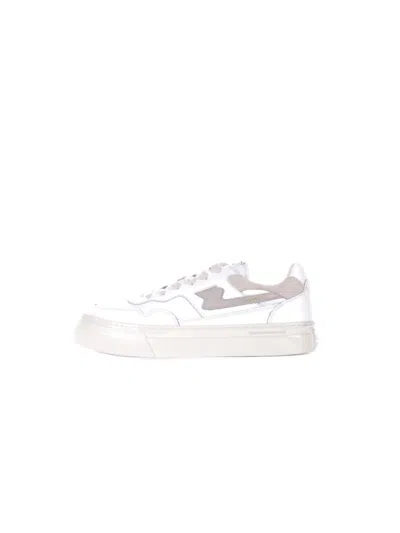 S.w.c Stepney Workers Club S.w.c. Stepney Workers Club Sneakers White In Bianco Chiari E Naturali