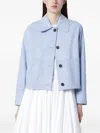 Swd By S.w.o.r.d. Point-collar Jacket In Blue
