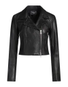 Swd By S.w.o.r.d. Swd By S. W.o. R.d. Woman Jacket Black Size 8 Leather In Black