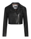 Swd By S.w.o.r.d. Swd By S. W.o. R.d. Woman Jacket Black Size 8 Leather In Black
