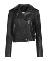 Swd By S.w.o.r.d. Swd By S. W.o. R.d. Woman Jacket Black Size 8 Leather In Black