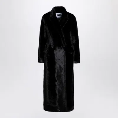 SWD BY S.W.O.R.D. WOMEN'S LONG FAUX FUR COAT