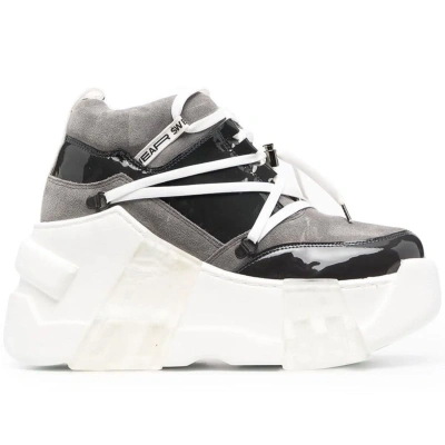 Swear Women's White / Grey Amazon Platform Sneakers - Grey & White In Multi