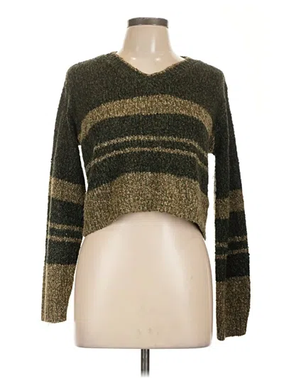 Pre-owned Sweater Project Pullover Sweater In Green