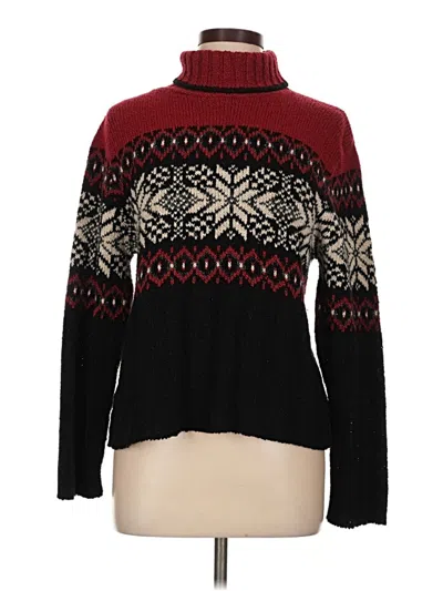 Pre-owned Sweater Project Turtleneck Sweater In Red