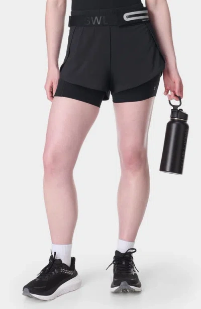 Sweaty Betty 2-in-1 Training Shorts In Black