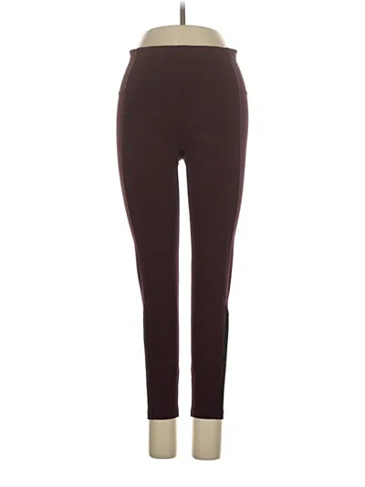 Pre-owned Sweaty Betty Active Pants In Burgundy