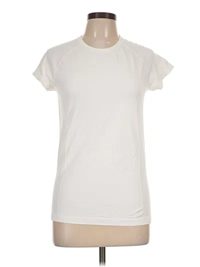 Pre-owned Sweaty Betty Active T-shirt In Ivory