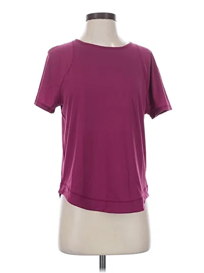 Pre-owned Sweaty Betty Active T-shirt In Purple