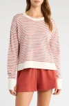 Sweaty Betty After Class Crop Sweatshirt In Red