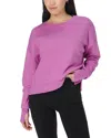 Sweaty Betty After Class Crop Sweatshirt In Allium Pin