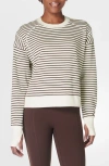 Sweaty Betty After Class Crop Sweatshirt In Gray