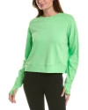 Sweaty Betty After Class Crop Sweatshirt In Green