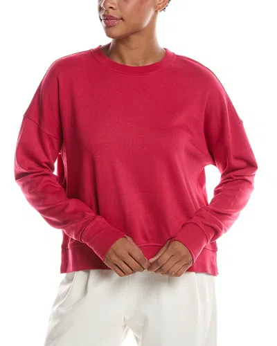 Sweaty Betty After Class Crop Sweatshirt In Red