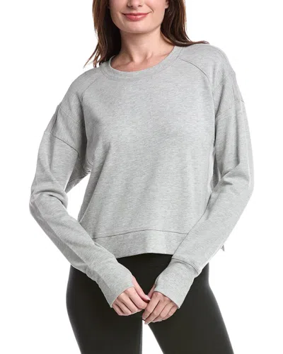 Sweaty Betty After Class Cropped Sweatshirt In Gray