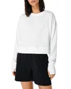 Sweaty Betty After Class Cropped Sweatshirt In Lily White