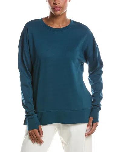 Sweaty Betty After Class Longline Sweatshirt In Blue