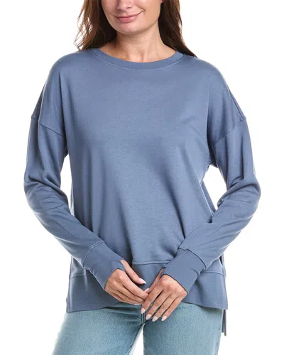 Sweaty Betty After Class Longline Sweatshirt In Blue