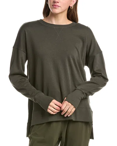 Sweaty Betty After Class Longline Sweatshirt In Green