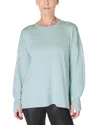 Sweaty Betty After Class Longline Sweatshirt In Muted Teal Blue