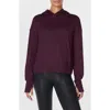 Sweaty Betty After Class Organic Cotton Blend Hoodie In Midnight Cherry Purple