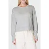 Sweaty Betty After Class Organic Cotton Blend Longline Sweatshirt In Gray