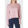 Sweaty Betty After Class Crop Sweatshirt In Pirouette Pink